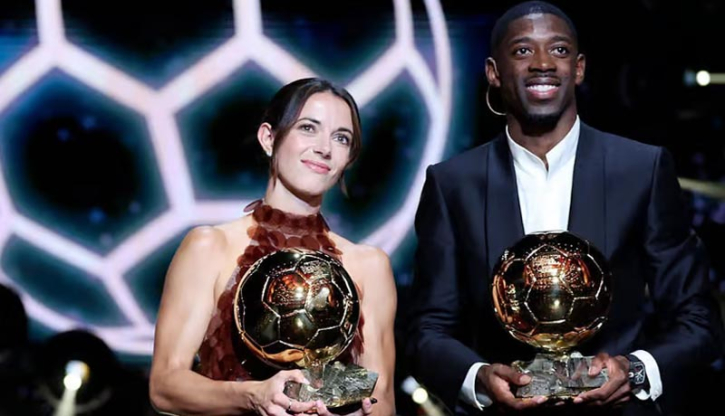 Ousmane Dembele and Aitana Bonmati win top 2025 Ballon d'Or awards