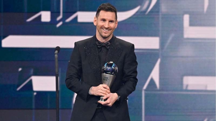 Lionel Messi wins Best FIFA men's player of the year award
