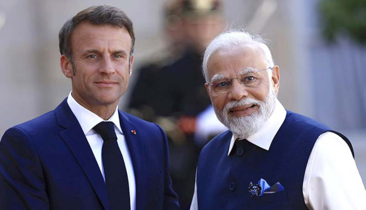 Modi-Macron to review strategic partnership in Mumbai Modi-Macron to review strategic partnership in Mumbai