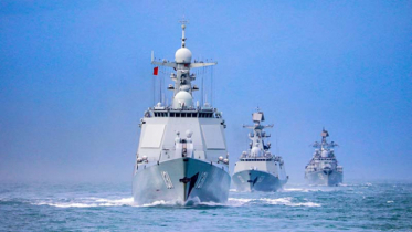 China patrolling South China Sea in response to US naval exercise with its allies