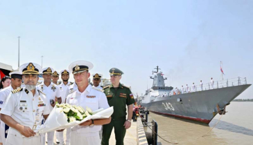 Russian naval ships begin 4-day goodwill visit in Ctg Port