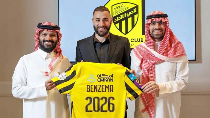 Real forward Benzema Joins Saudi Arabia's Al-Ittihad